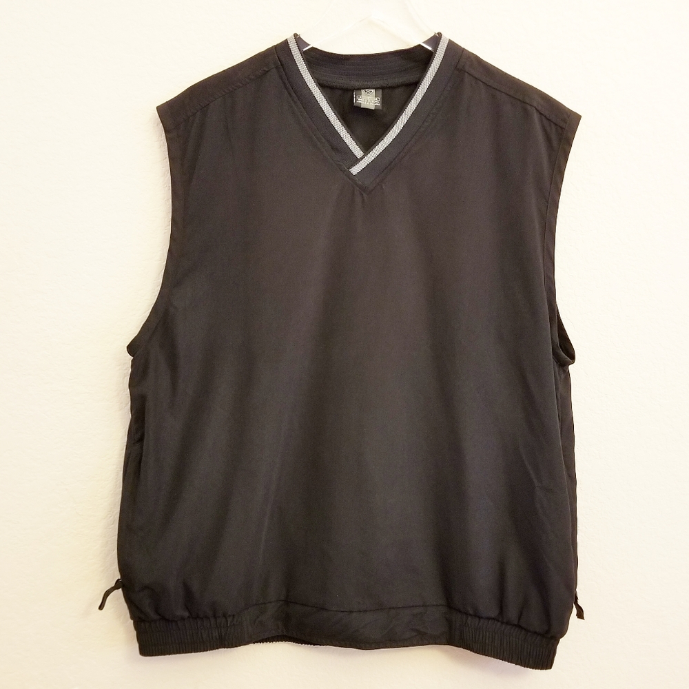 Nike Black Golf VNeck Vest Men's Sz Large